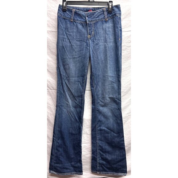 Blue Cult Denim - Blue Cult Womens Denim Jeans Phantom Wash Flare Leg Size 28